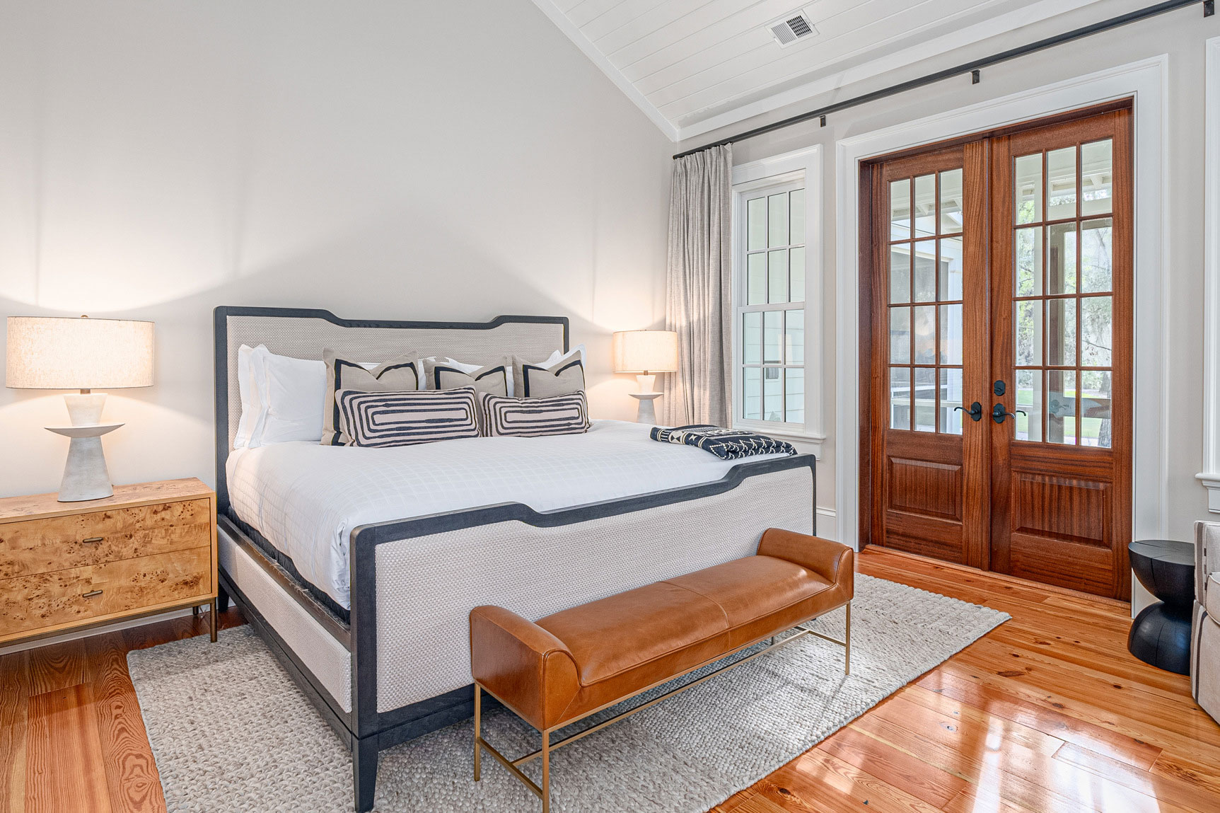 Bedroom at a Montage Palmetto Bluff residence