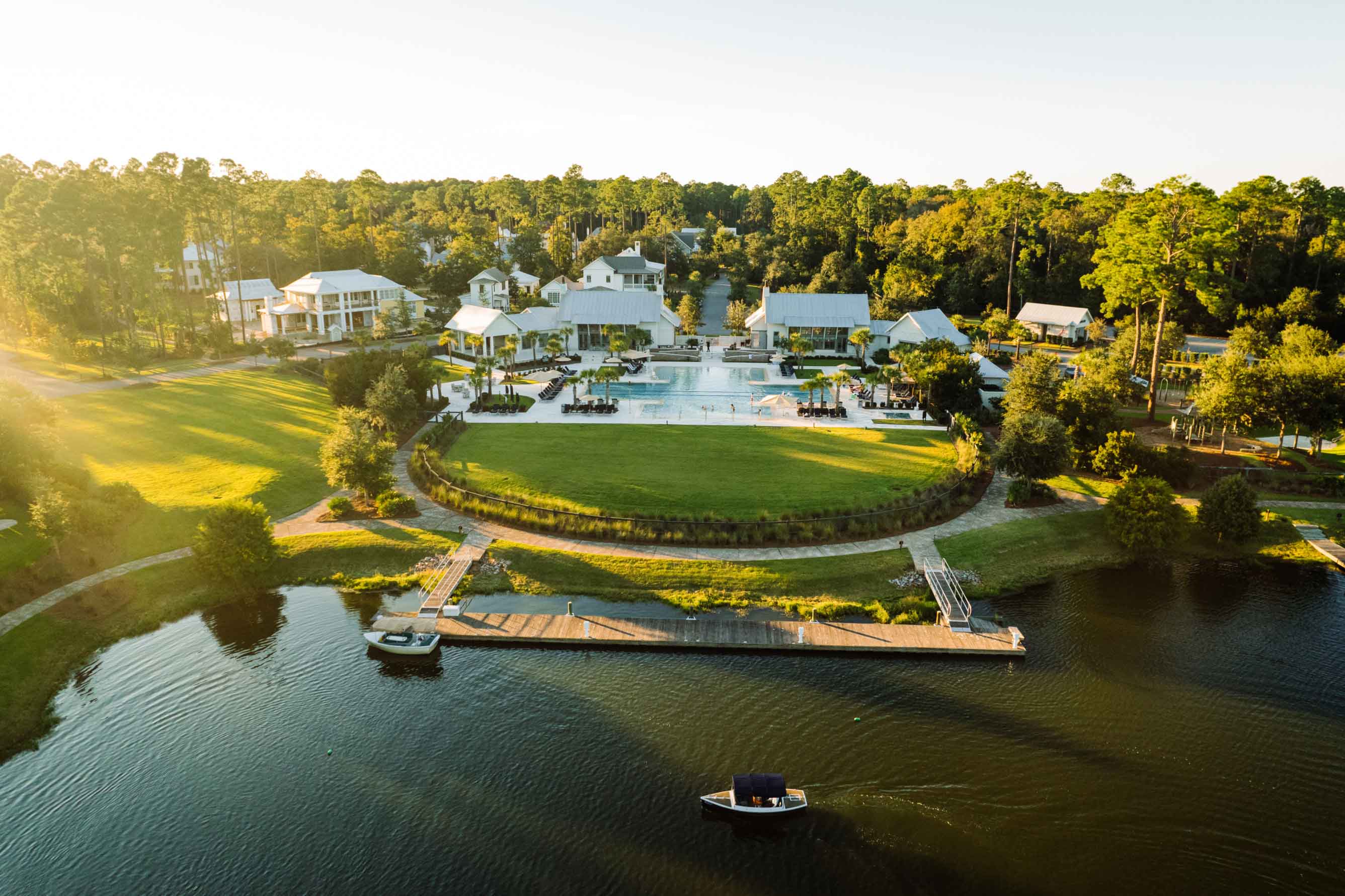 Birds-eye view of Montage Palmetto Bluff residence
