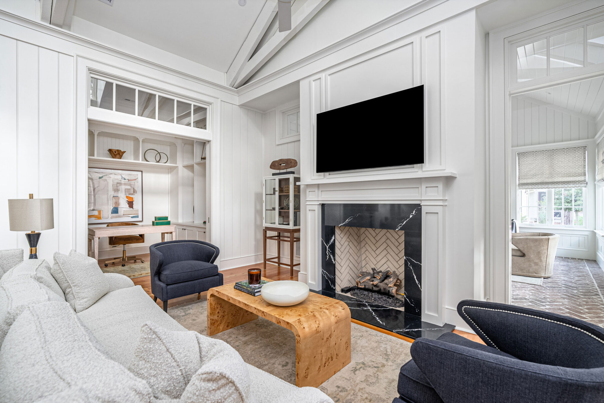 Living room of a Montage Palmetto Bluff residence